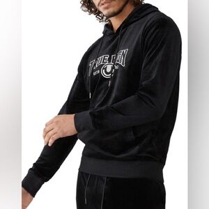 true religion velour hoodie